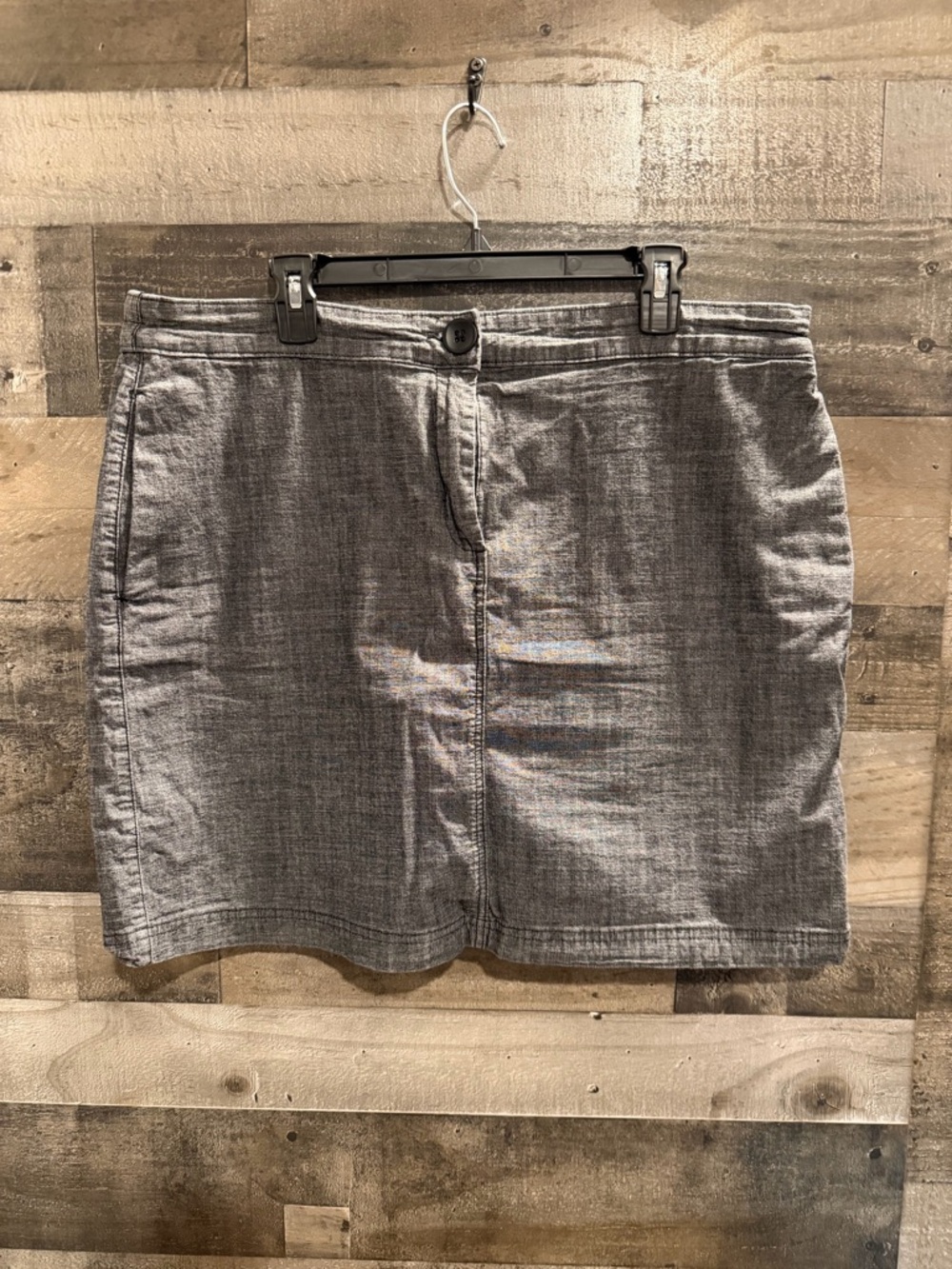 Karen Scott Gray Mini Skort